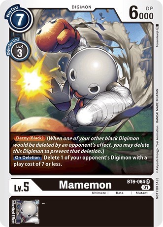 Mamemon - Revision Pack Cards Digimon spoiler
