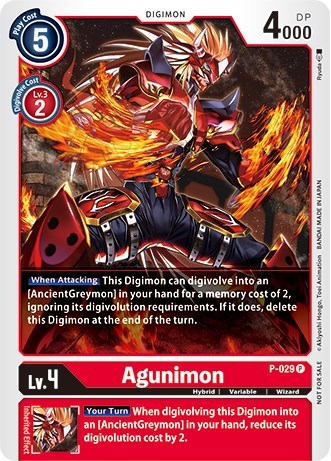 Agunimon - P-029 - Revision Pack Cards Digimon spoiler