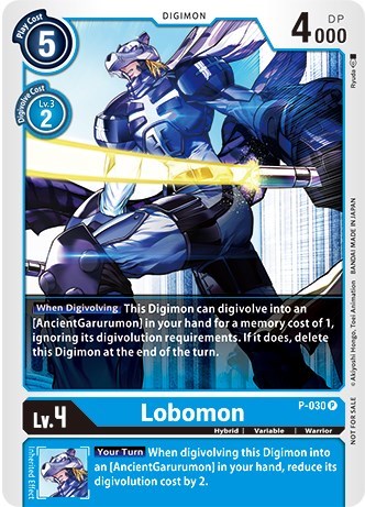 Lobomon - P-030 - Revision Pack Cards Digimon spoiler