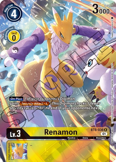 Renamon (Tamer's Card Set 1)
