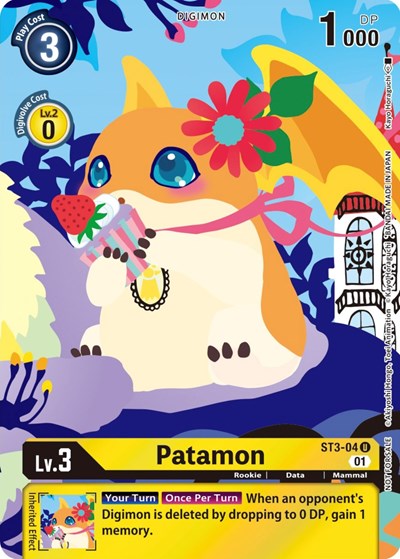 Patamon (Tamer's Card Set 2 Floral Fun)
