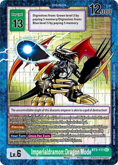 Imperialdramon Dragon Mode (Secret Rare) - Revision Pack Cards Digimon spoiler