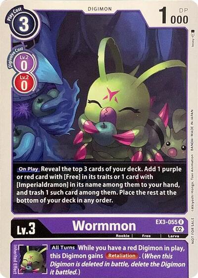 Wormmon - Revision Pack Cards Digimon spoiler