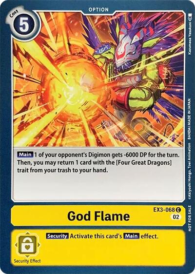 God Flame - Revision Pack Cards Digimon spoiler
