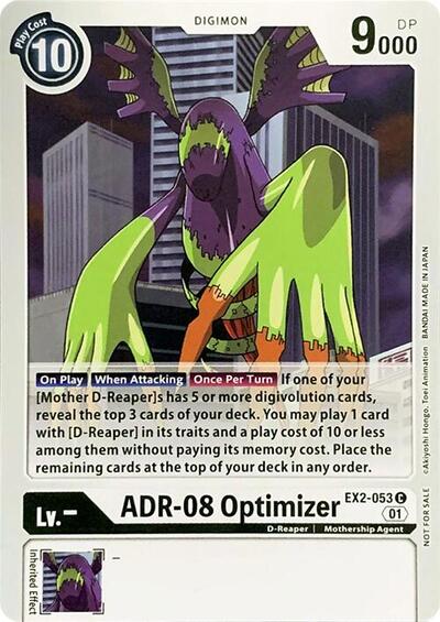 ADR-08 Optimizer - Revision Pack Cards Digimon spoiler