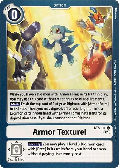 Armor Texture! - Revision Pack Cards Digimon spoiler