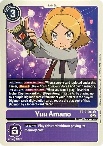 Yuu Amano - Revision Pack Cards Digimon spoiler