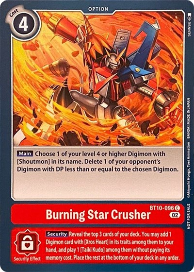 Burning Star Crusher - Revision Pack Cards Digimon spoiler