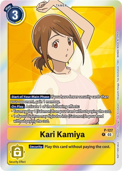 Kari Kamiya - P-127 (Tamer Party Pack -The Beginning- Ver. 2.0)