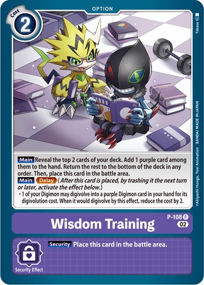 Wisdom Training (Blast Ace Box Topper)