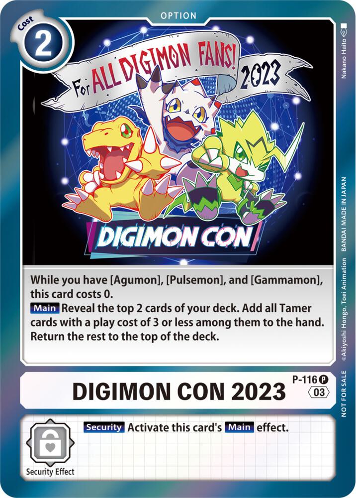 Digimon Con 2023 (Official Tournament Pack Vol.11)
