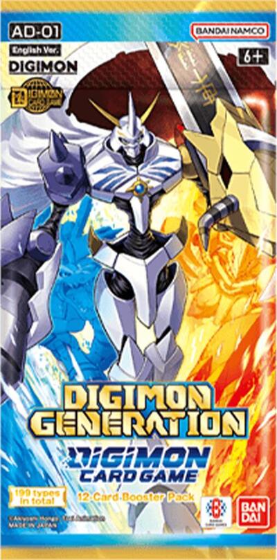 Advanced Booster Digimon Generation Booster Pack - Advanced Booster Digimon Generation Digimon spoiler