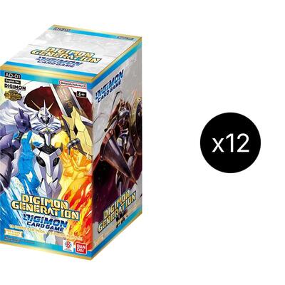 Advanced Booster Digimon Generation Booster Box Case - Advanced Booster Digimon Generation Digimon spoiler