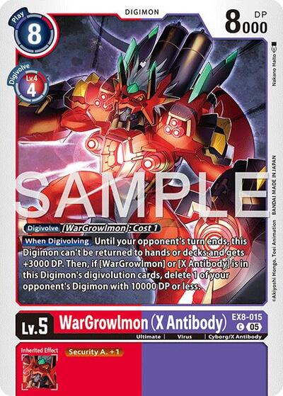 WarGrowlmon (X Antibody) (Reprint) - Advanced Booster Digimon Generation Digimon spoiler