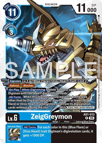 ZeigGreymon - Advanced Booster Digimon Generation Digimon spoiler