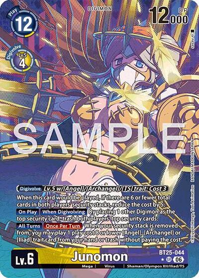 Junomon (Alternate Art) - Dual Revolution Digimon spoiler
