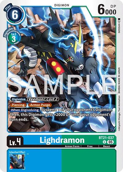 Lighdramon (Reprint) - Advanced Booster Digimon Generation Digimon spoiler