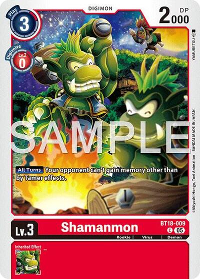 Shamanmon (Reprint) - Advanced Booster Digimon Generation Digimon spoiler