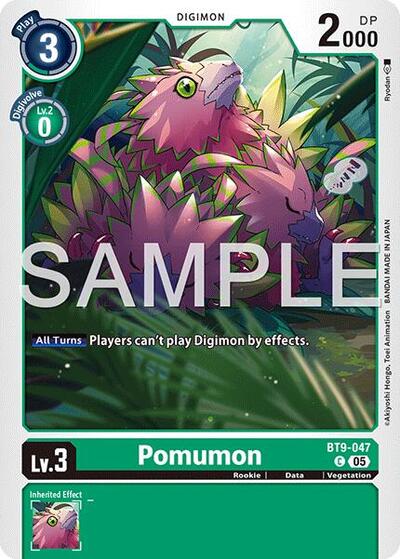 Ponumon (Reprint) - Advanced Booster Digimon Generation Digimon spoiler