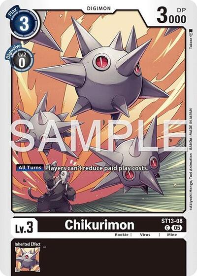 Chikurimon (Reprint) - Advanced Booster Digimon Generation Digimon spoiler
