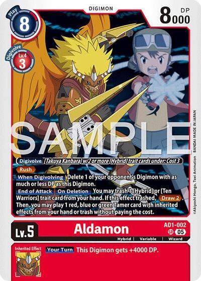 Aldamon - Advanced Booster Digimon Generation Digimon spoiler