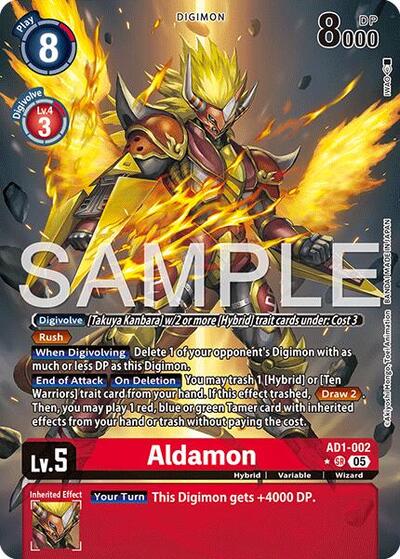 Aldamon (Alternate Art) - Advanced Booster Digimon Generation Digimon spoiler