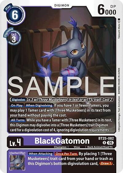 BlackGatomon - Dual Revolution Digimon spoiler
