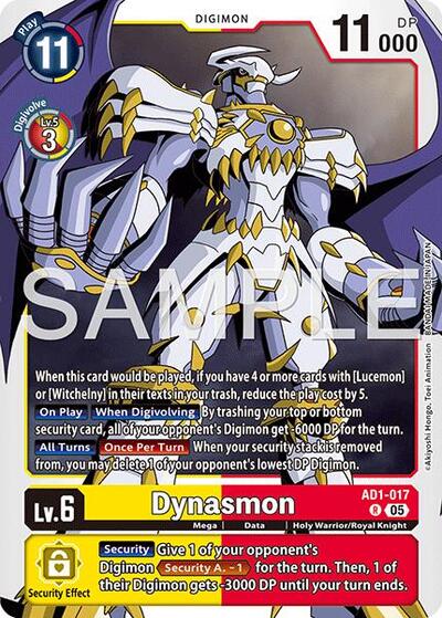 Dynasmon - AD1-017 - Advanced Booster Digimon Generation Digimon spoiler