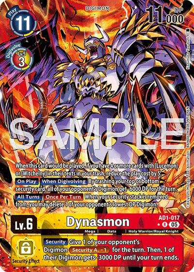 Dynasmon - AD1-017 (Alternate Art) - Advanced Booster Digimon Generation Digimon spoiler