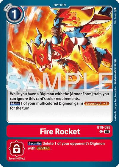 Fire Rocket (Reprint) - Advanced Booster Digimon Generation Digimon spoiler