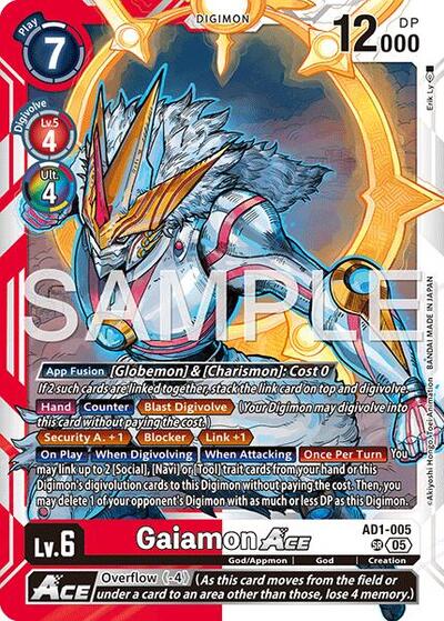 Gaiamon ACE - Advanced Booster Digimon Generation Digimon spoiler
