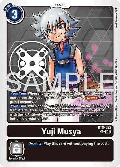 Yuji Musya (Reprint) - Advanced Booster Digimon Generation Digimon spoiler