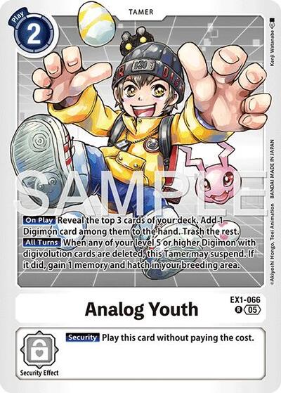 Analog Youth (Reprint) - Advanced Booster Digimon Generation Digimon spoiler
