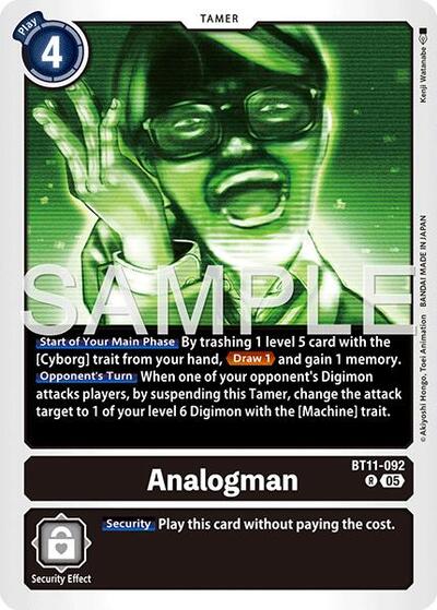 Analogman (Reprint) - Advanced Booster Digimon Generation Digimon spoiler