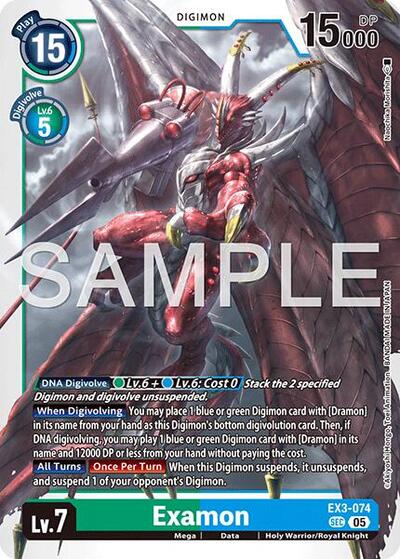 Examon (Reprint) - Advanced Booster Digimon Generation Digimon spoiler