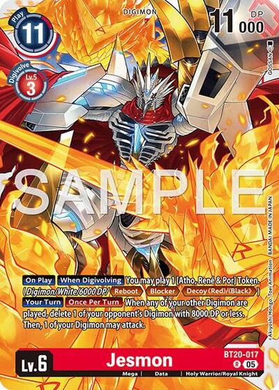 Jesmon (Reprint) - Advanced Booster Digimon Generation Digimon spoiler