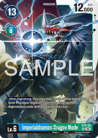 Imperialdramon: Dragon Mode - ST9-06 (Reprint) - Advanced Booster Digimon Generation Digimon spoiler