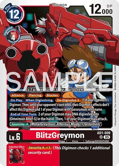 BlitzGreymon - Advanced Booster Digimon Generation Digimon spoiler