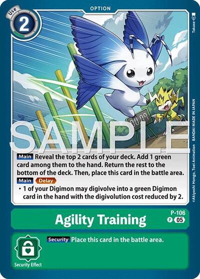 Agility Training (Reprint) - Advanced Booster Digimon Generation Digimon spoiler