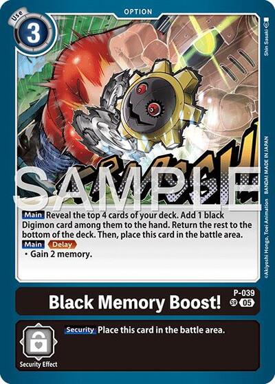 Black Memory Boost! (Reprint) - Advanced Booster Digimon Generation Digimon spoiler