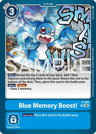 Blue Memory Boost! (Reprint) - Advanced Booster Digimon Generation Digimon spoiler