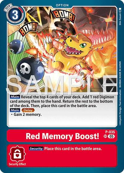 Red Memory Boost! (Reprint) - Advanced Booster Digimon Generation Digimon spoiler