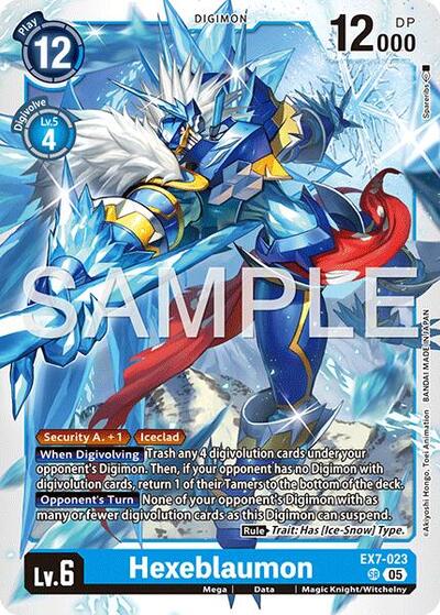 Hexeblaumon (Reprint) - Advanced Booster Digimon Generation Digimon spoiler