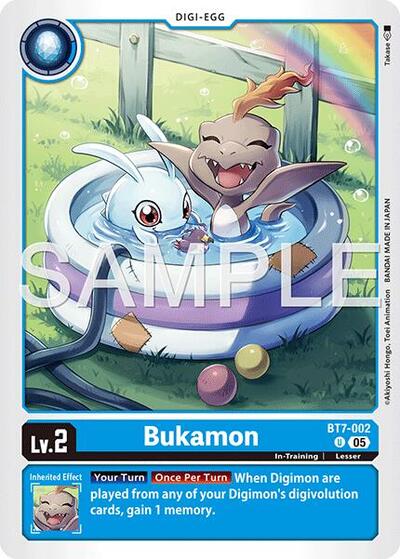 Bukamon (Reprint) - Advanced Booster Digimon Generation Digimon spoiler