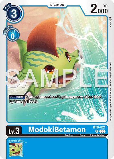 ModokiBetamon (Reprint) - Advanced Booster Digimon Generation Digimon spoiler