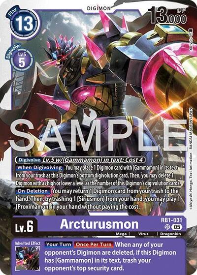 Arcturusmon (Reprint) - Advanced Booster Digimon Generation Digimon spoiler