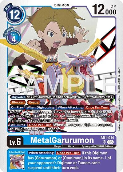 MetalGarurumon - Advanced Booster Digimon Generation Digimon spoiler