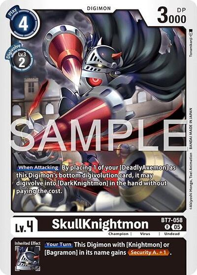 SkullKnightmon (Reprint) - Advanced Booster Digimon Generation Digimon spoiler