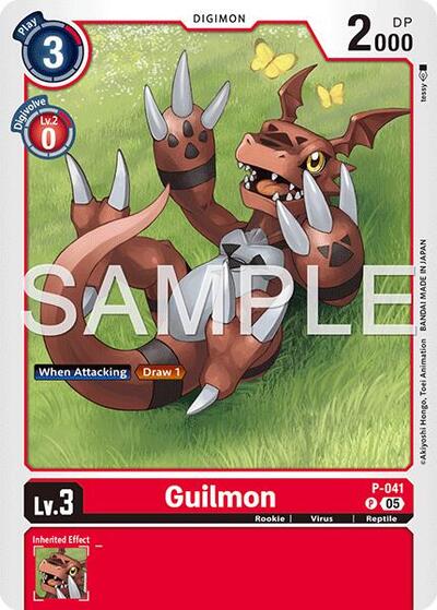 Guilmon - P-041 (Reprint) - Advanced Booster Digimon Generation Digimon spoiler