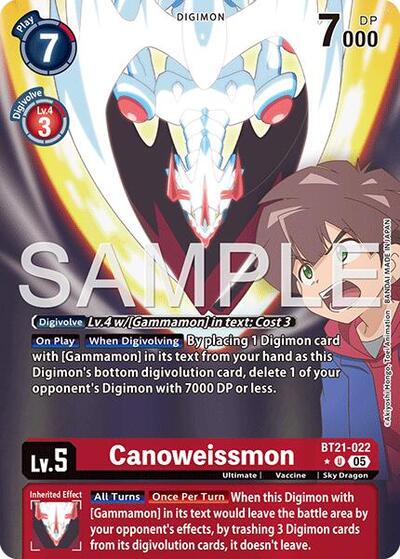 Canoweissmon (Alternate Art) - Advanced Booster Digimon Generation Digimon spoiler